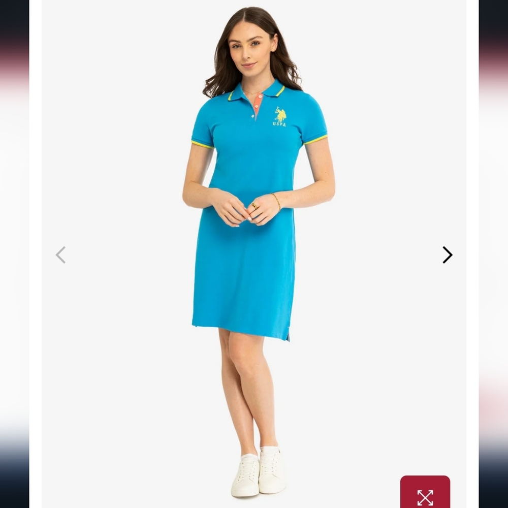 EUC US POLO ASSOCIATION POLO DRESS SZ M